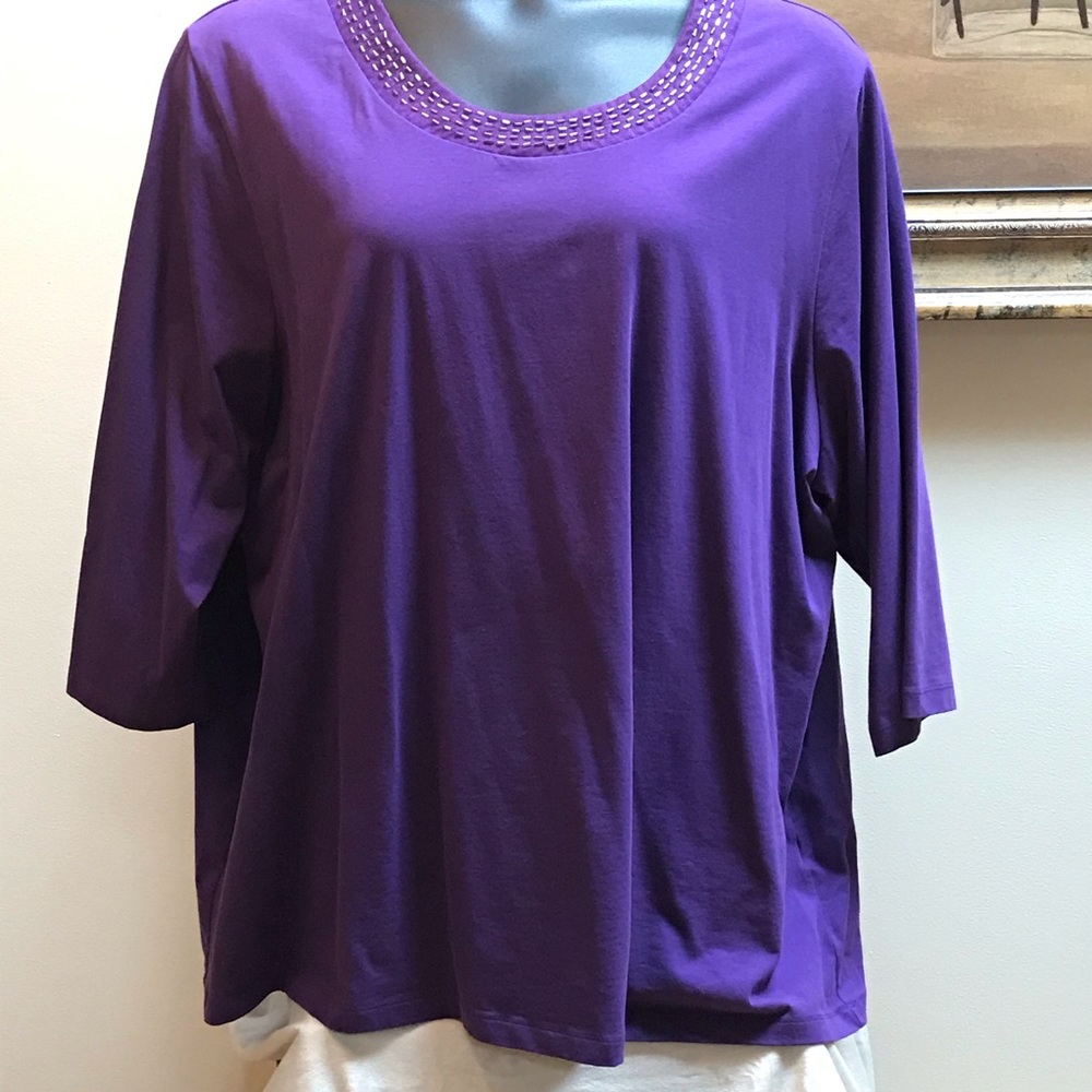 *PLUS SIZE* Catherine’s 3/4 Length 3X Top